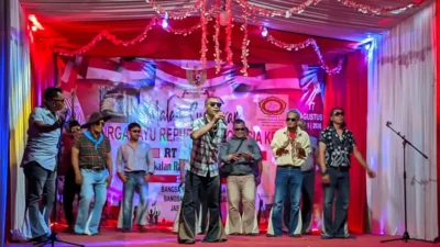 Malam Syukuran HUT RI ke-81 di Cibuluh Kota Bogor